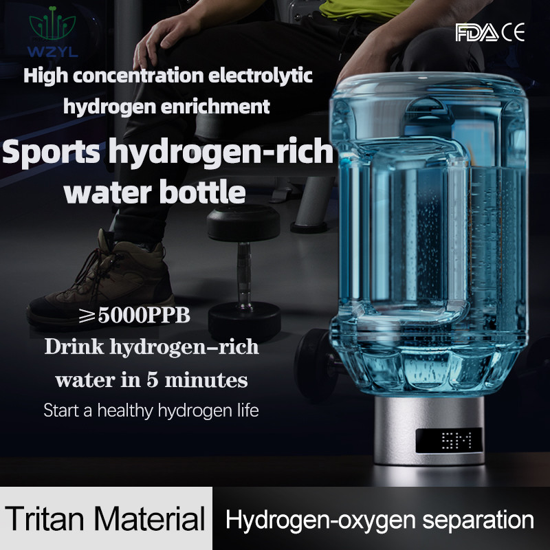New Style High Capacity 1500ml USB Rechargeable Portable Hydrogen Water Generator Bottle