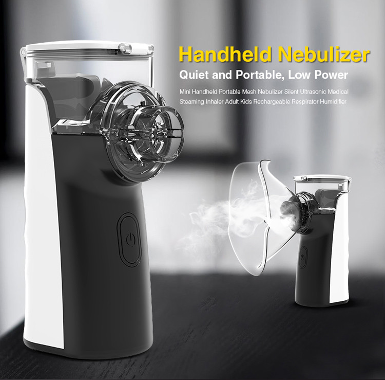 Medical Mini Portable Nebulizer Ultrasonic Mesh Inhaler Compressor Nebulizer