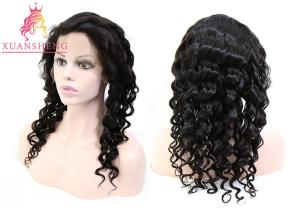 Quality 100% Transparents Full Lace Human Wigs Loose Wave Hair Cuticle Aligned wholesale