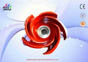 Quality 2PNL Pump High Chrome Casting Impeller , Five Vanes Half Open Mud Pump Parts wholesale