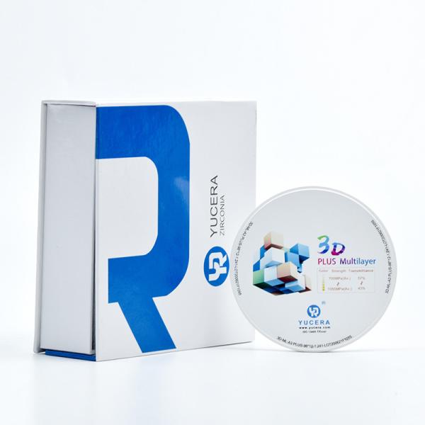 3D Pro Multilayer Dental Zirconia Blocks Dental Zirconia Discs For CAD CAM