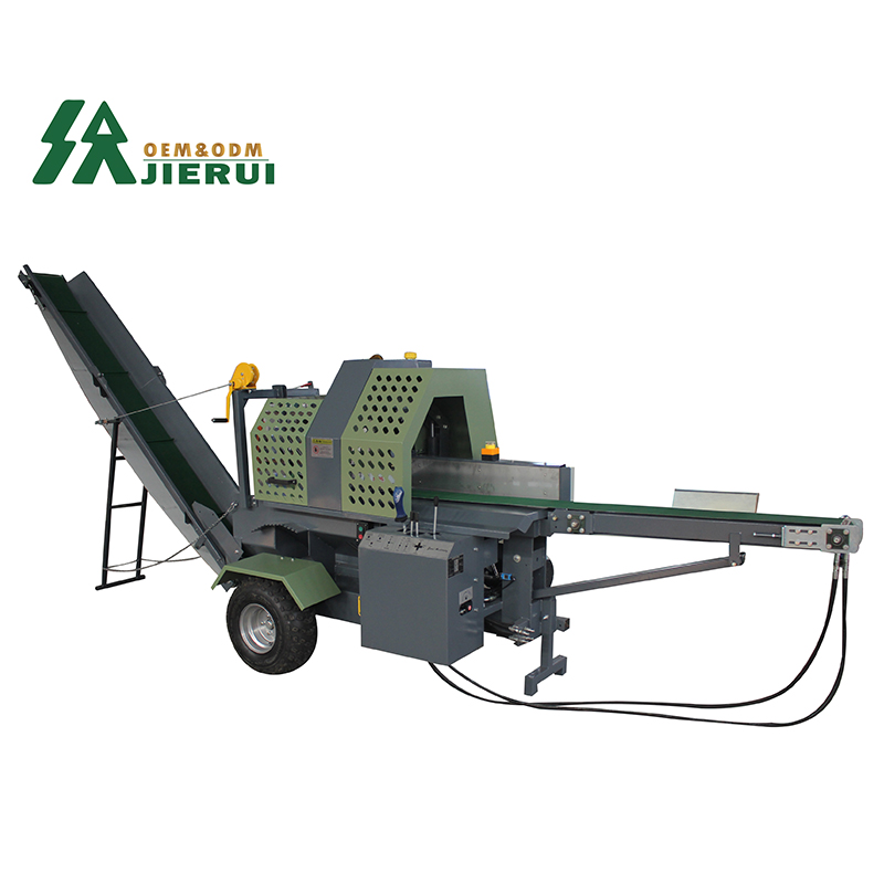 Automatic Firewood Processor Electric Motor Wood Splitter For Construction Works