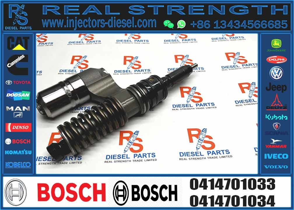 Common Rail Diesel Fuel Injector 0414701033 Common Rail Injector 0414701034 Auto Parts Injector 16650-00Z11