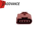 1J0973724A Brown FEP 2.8 mm Sealed Series Female Automotive Connector 4 Pin For
