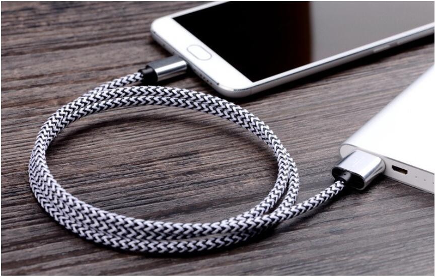High Speed Charge Adapter Charger Magnetic Usb Cable , Blue Silver Red Gold