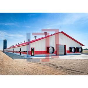Quality Custom Modern Steel Frame House , High Strength Metal Chicken House wholesale