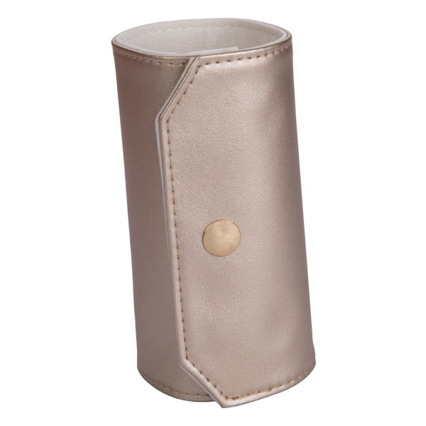 Purple / Pink Leather Jewelry Bag For Jewelry Collect / Display 0.3kg Weight