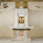 Natural Marble Religious Holy House Sculptures Tabernacle Church Hand Carved