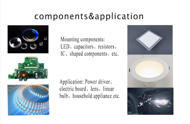 Led Assembly 4kw 45000CPH DOB PCB Pick And Place Machine