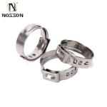 Metric Measurement System Carbon Steel Single Ear Stepless Clamp for Car and