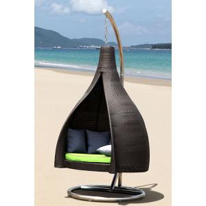 Quality Outdoor/Indoor Hanging Rattan Egg Chair Modern Design for Leisure Wicker Patio Egg Swing Chair wholesale