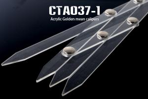 Quality 3 Prong / 4 Prong Acrylic Golden Ratio Calipers OEM Service Welcomed wholesale