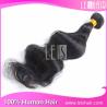 Buy cheap color 1b body wave brazilian human hair weft from wholesalers