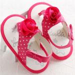 Simple designed infant Sandals Casual Newborn Slipper baby shoes for Girl