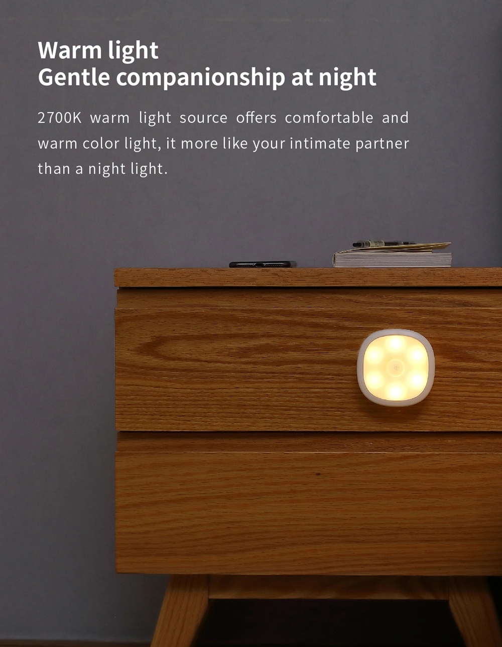 2700K Stick On Motion Sensor Led Lights