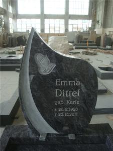 Quality European style india red rose carved headstones for graves wholesale