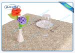 Disposable Non Woven Tablecloth / Restaurant Pantone Matched Table Cloth