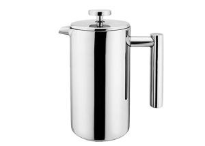 Quality 12 - 51oz Metal French Press Coffee Maker Double Wall Keep Warm Shinny Cafetiere Coffee Filter wholesale
