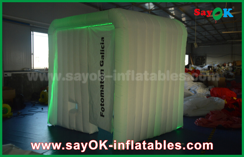 Inflatable Photo Studio 2.3*2*2.2m Inflatable Photo Booth With LED Lighting , CE / Ul Standard Air Blower