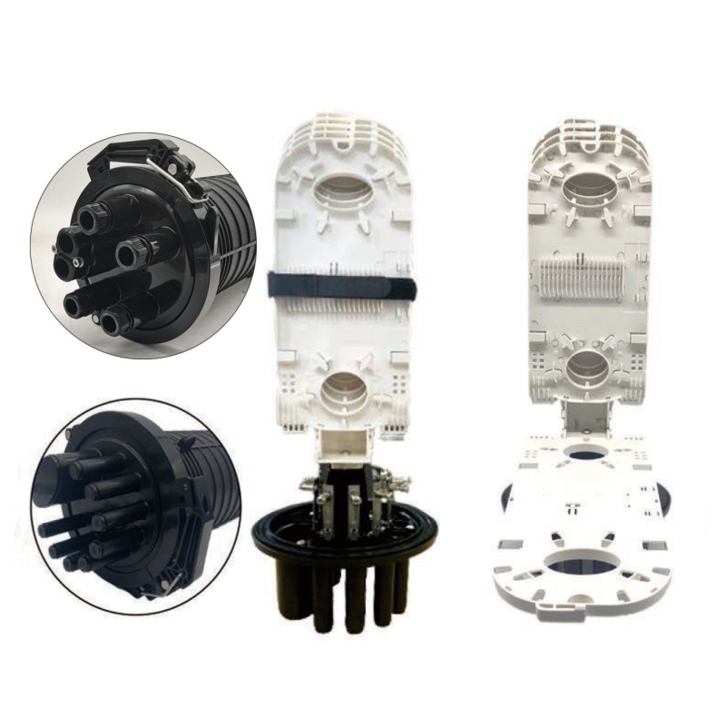 Outdoor FTTH 12 Core IP68 Fiber Optic Connector Box for Splice Closure Waterproof