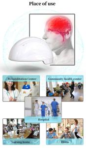 Quality 256pcs LED 810 Nm Brain Photobiomodulation Machine For Cerebral Dementia Therapy wholesale