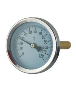 Quality 63mm 100mm 80mm Bi Metallic Thermometer Stainless Steel Bezel wholesale