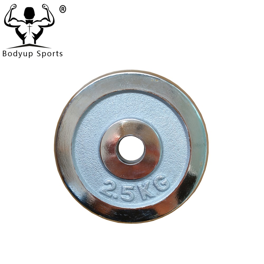 Adjustable Chrome Weight Plates , Fitness Gear Weight Plates For Dumbbell