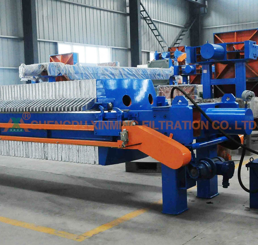 Cast Iron Frame And Plate Industrial Filter Press Excellent Filtering Effect