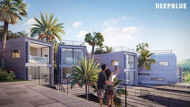 Structures AU NZ Standard Light Steel Frame House To Build Luxury Prefabricated Homes