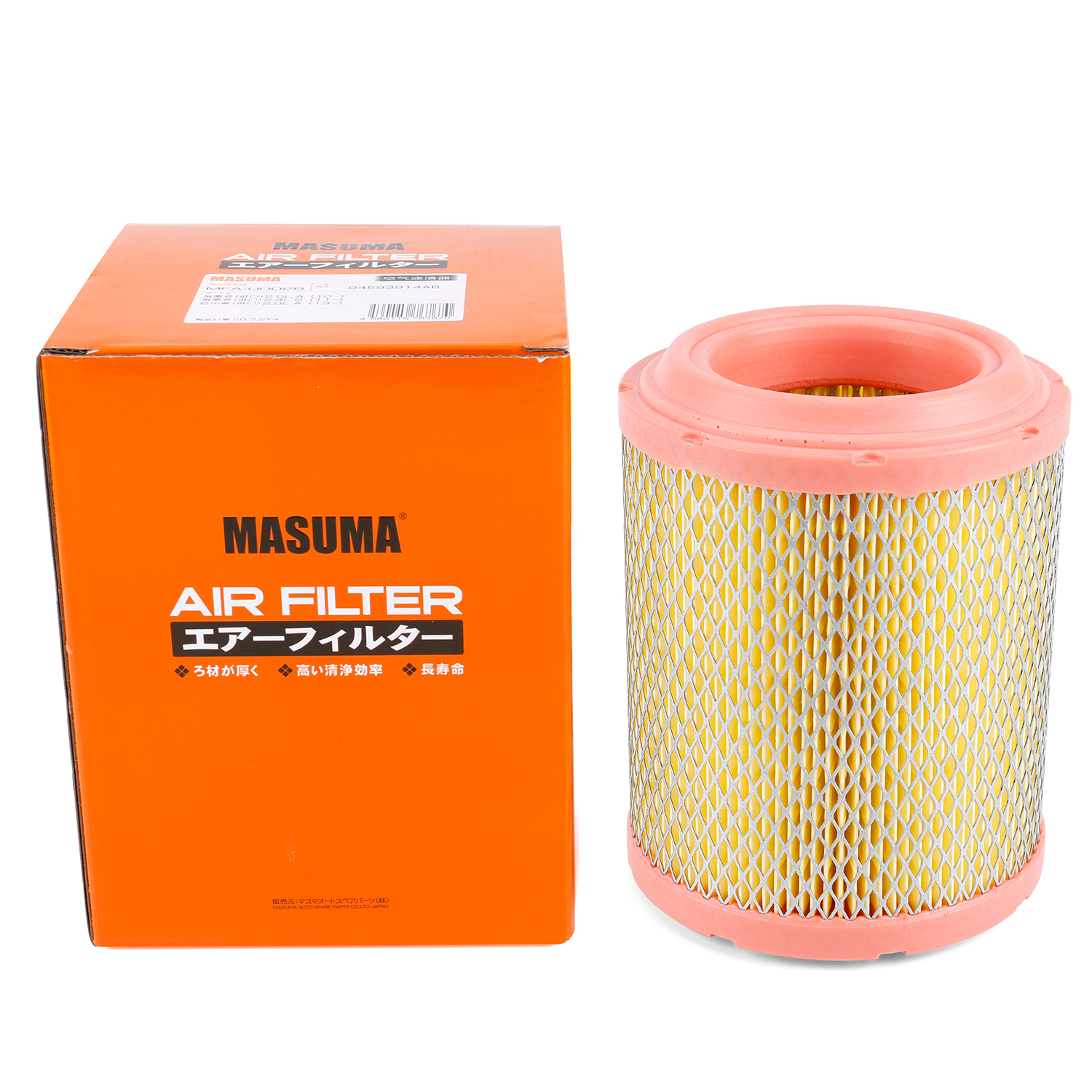 JAPANESE CAR 2006- MFA-U0026 MASUMA Automotive Parts Air Filter 04593914AB 4560116767670 For TOYOTA