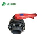 Economic Industrial DIN ANSI JIS Standard PVC Butterfly Valve for Manual Driving