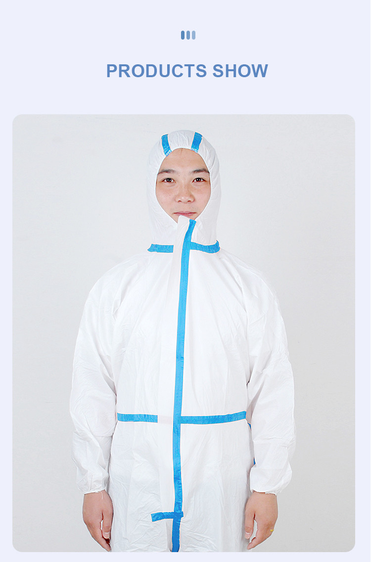 Ppe Medical Isolation Gown S-4XL Size For Work Protection