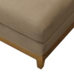 Beige Tufted Chesterfield Sofa Genuine Leather Sofa Set With Brass Base