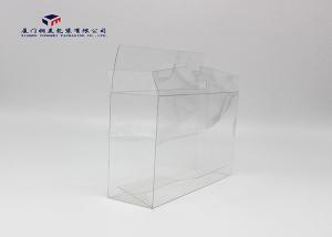Quality Clear PVC Packing Boxes Cosmetics And Gifts Automatic Lock Bottom 19X5.8X13.5cm wholesale