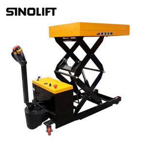 Quality Sinolift ET100-150 Full electric scissor lift table truck wholesale