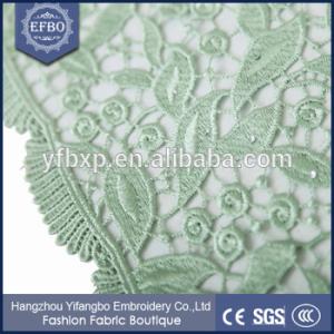 Quality F50281 51-52&quot; mint green nigerian cord lace for fashion dress wholesale