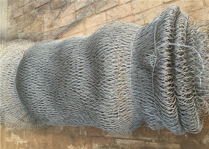 Eco Friendly Woven Stainless Steel Mesh Rustless 1.2mm Rope Diameter