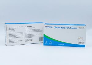 Quality Disposable PVC Glove Suitable For Food Handling Block bacteria wholesale