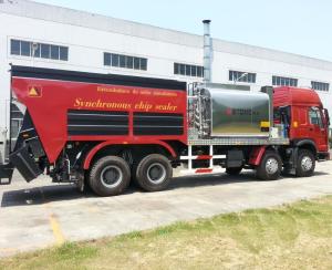 Quality 8m3 Tank Capacity Asphalt Construction Equipment Synchronous Chip Sealer LMT5312TFC wholesale