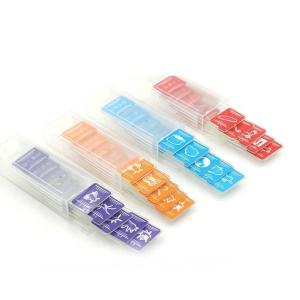 Quality 35pcs Box Set Of Prepared Glass Microscope Slides On Animals Insects Plants Flowers For Children Education wholesale
