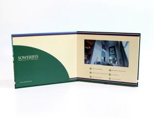 Quality Business Gift Video In Print Brochure 7 Inch Video Book Custom Printing Hardcover wholesale
