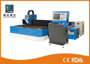 Quality 500w 800w Metal Fiber Laser Cutting Machine Double Driving For Steel Sheet wholesale