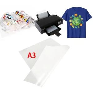 Quality DTF White Ink Transfer Pet Film Roll Paper Film For DTF 75U Thickness Release Pet Film Roll wholesale