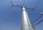 Heavy Weight Monopole Transmission Tower With Hydraulic Press Stamping,