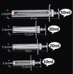 Stainless Steel Luer Lock Metal Veterinary Syringe 10ml Cattle Injection Needles