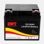 EWT Backup Energy System LiFepo4 12v 60ah Battery pack