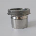 Silver 6 Inch Double Wall Chimney Pipe Twist Insulated Adaptor CE & ISO9001