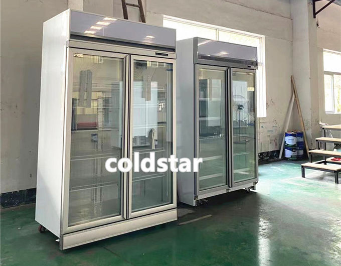 NSF Supermarket Upright Freezer Glass Door Dispaly case Ice Cream Fridge