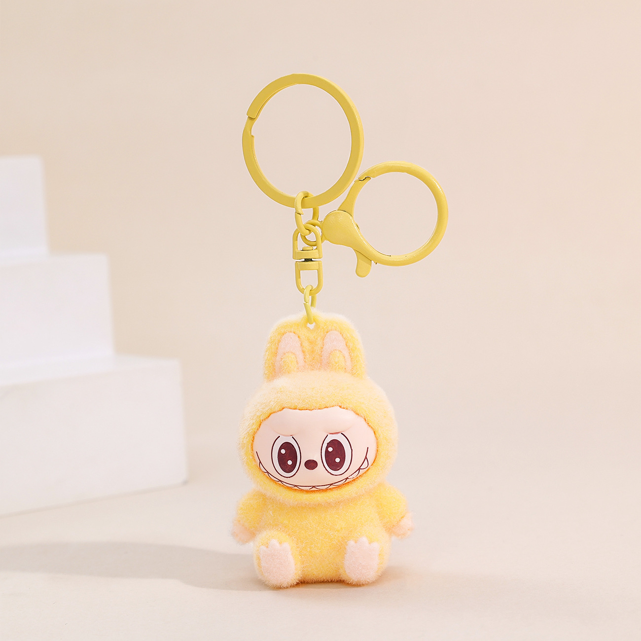 Plush Labubu Keychain Doll The Monsters Pendant Figures Collectible Toys Bag Accessories Gift