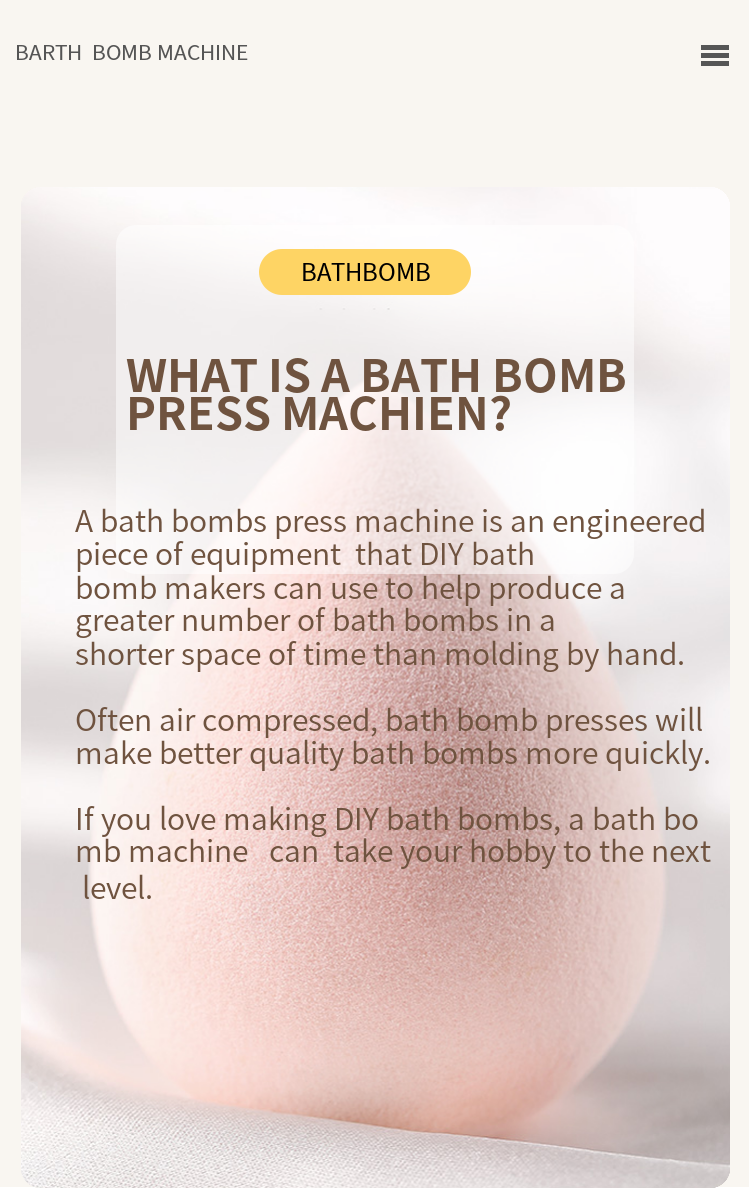 Machine Type Pneumatic and Hydraulic Bath Bomb Press for Making Mineral Salt Blocks